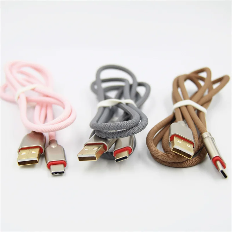 Factory Price White Black Top Data Cable, Usb Type C Cable 2.4A, Fast Charging Usb  Data Cable