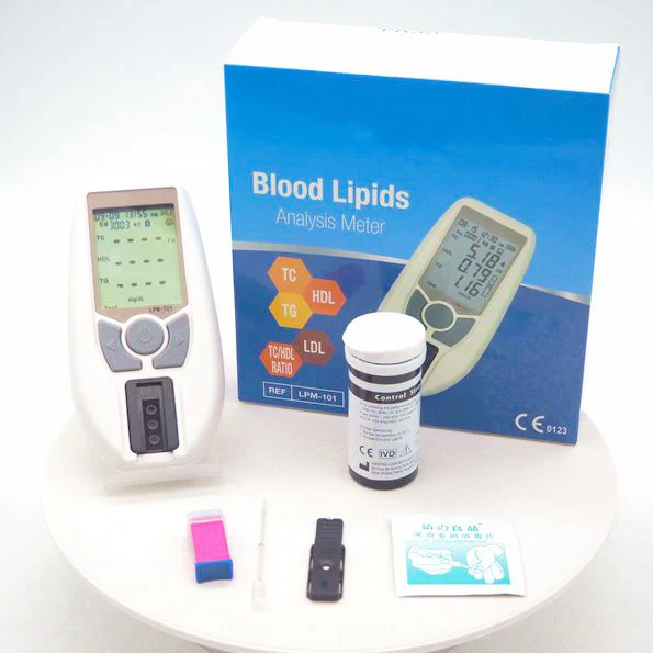 Multifunctional Health Care 3 in 1 Portable Digital Blood Lipids Analyzer glucose cholesterol and uric acid triglycerides Meter