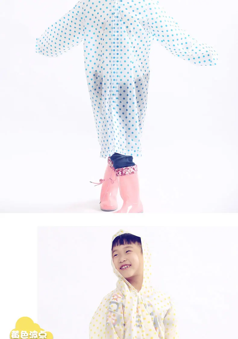 high quality Light weight  hooded cartoon printed Children raincoat for hiking outdoor