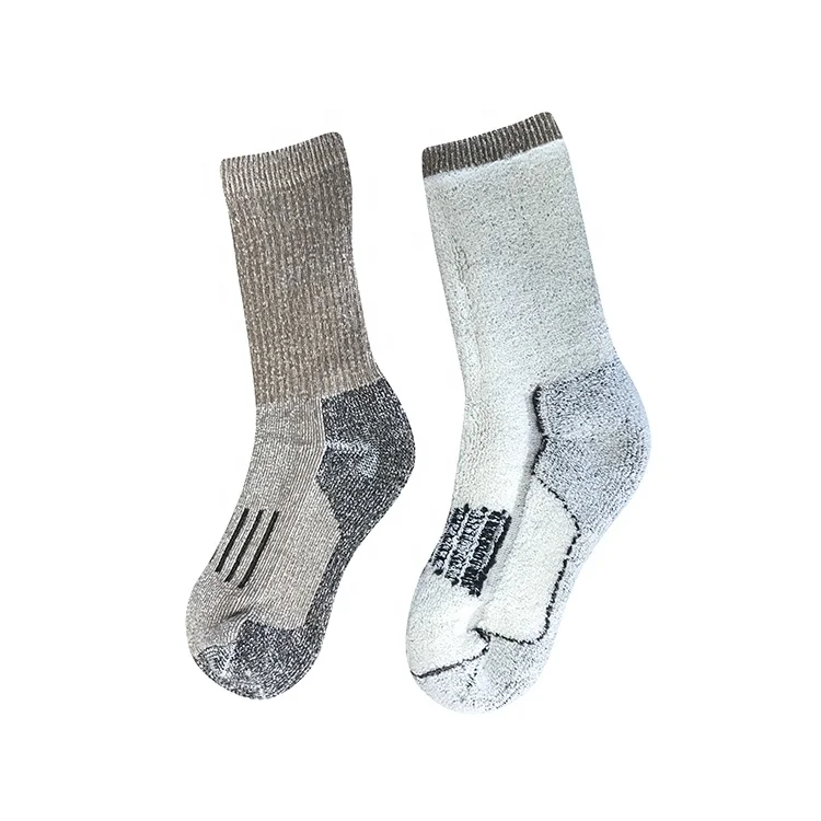 2024 High quality winter thermal women polar stockings extrafine terry snow alpaca merino wool socks for hiking outdoor