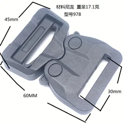 outdoor tactical belt safety 30 MM plastic release buckle