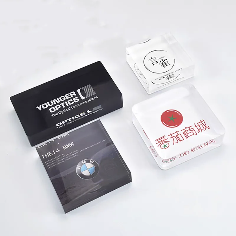 4*6 Custom  DIY Modern Clear Sublimation Print Diamond Polishing Acrylic Block Photo Picture Frames For Decor