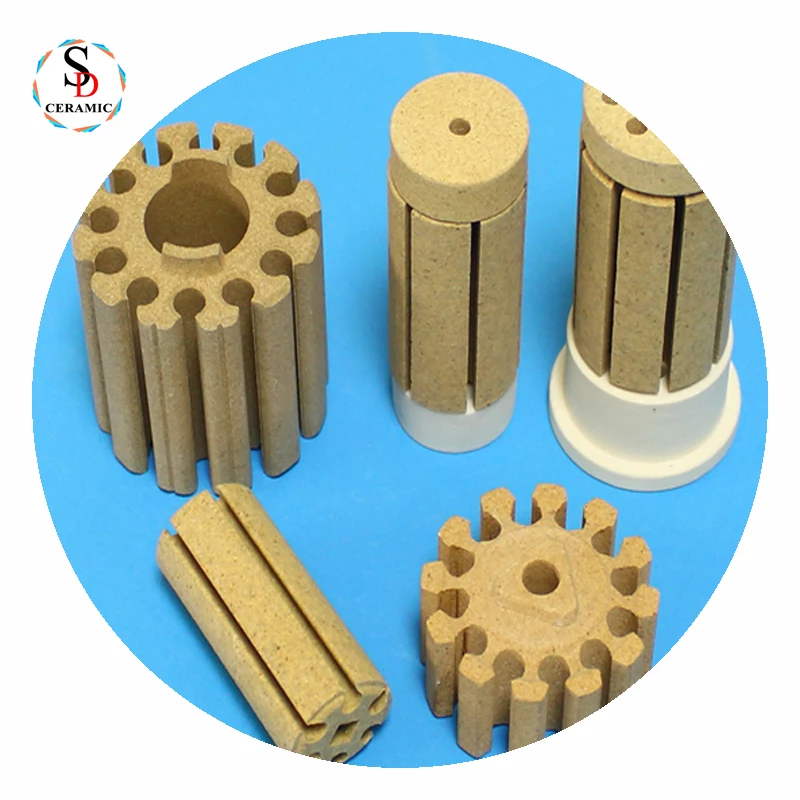 Manufacturer High quality high strength cordierite ceramic insulators/bobbin heater for heaters