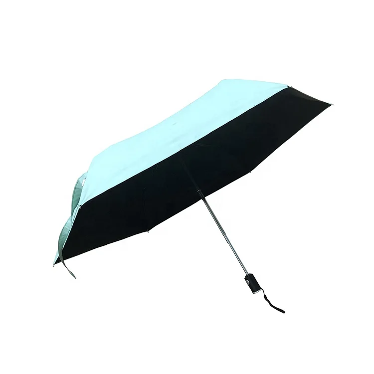 New invention chinese three folding umbrella lightweight paraguas mini sombrillas