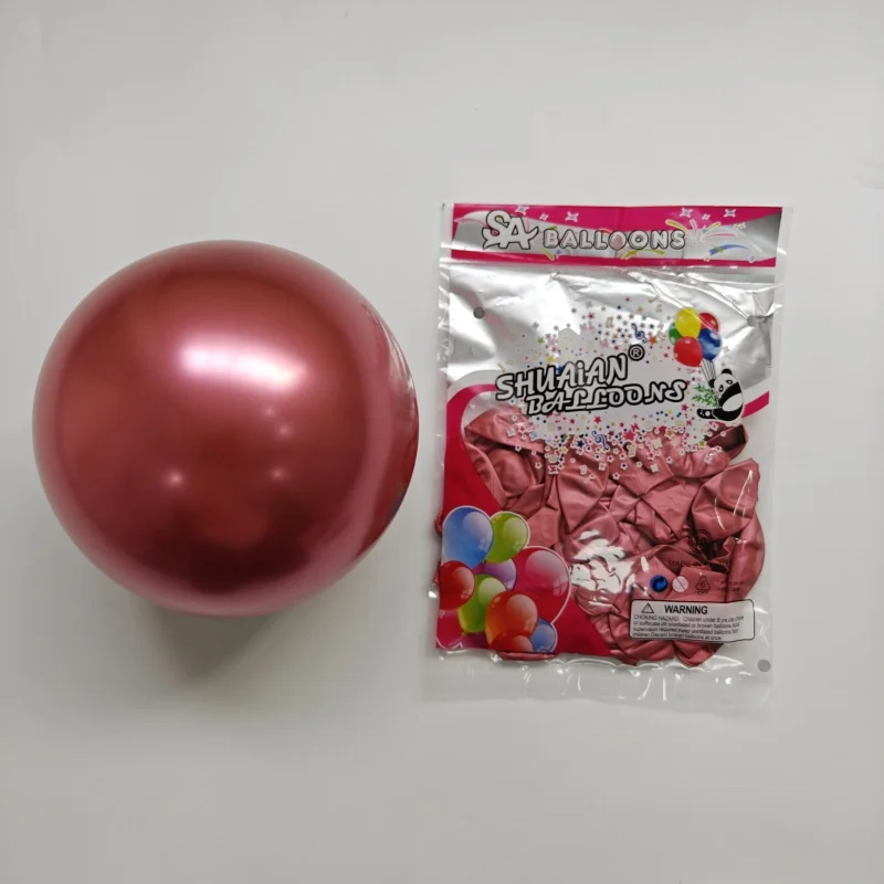 Latex Balloons Wholesale 10inch Glossy Metalchrome Metallic Pearl Back to School Supplies Silk Screen Printing Latex,latex