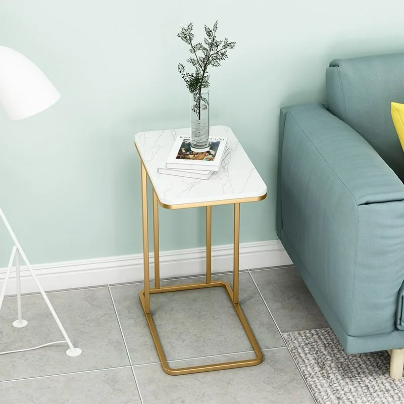 Luxury Modern Living Room Bedroom Removable Portable Bedside Sofa Storage Rack Side Coffee Table