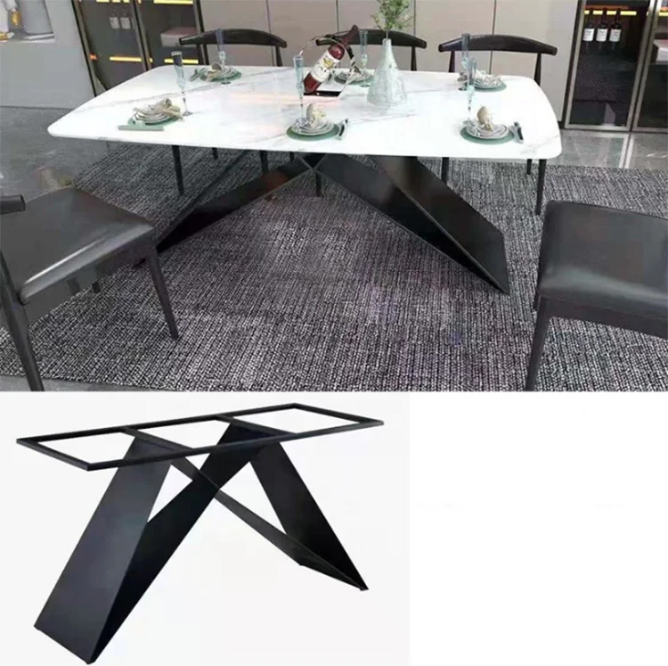 Metal Table Legs For Table Industrial Restaurant Desk Office Cast Iron Steel Bench Dinning Coffee Dining Furniture Table Frames