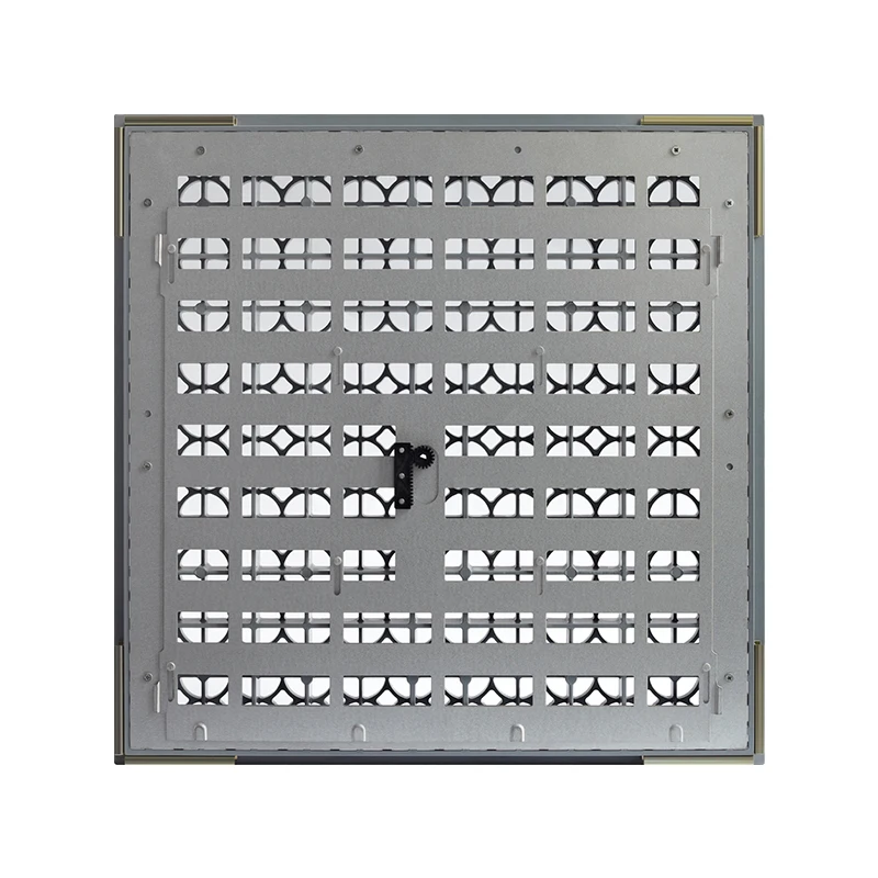 Aluminum alloy ventilation raised floor tiles with fan