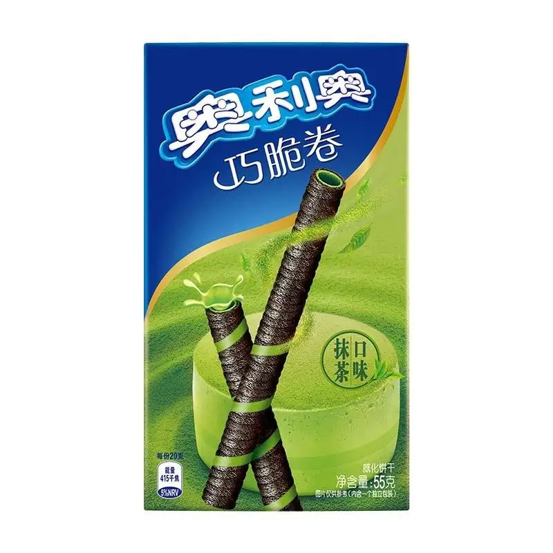 Wafer Rolls Hot SalesChocolate Matcha Delicious Made in China 55g*4