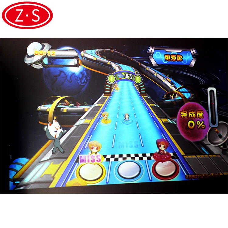 
Enjoyable indoor amusement interactive projector games rhythm floor machine augmented reality jumping 