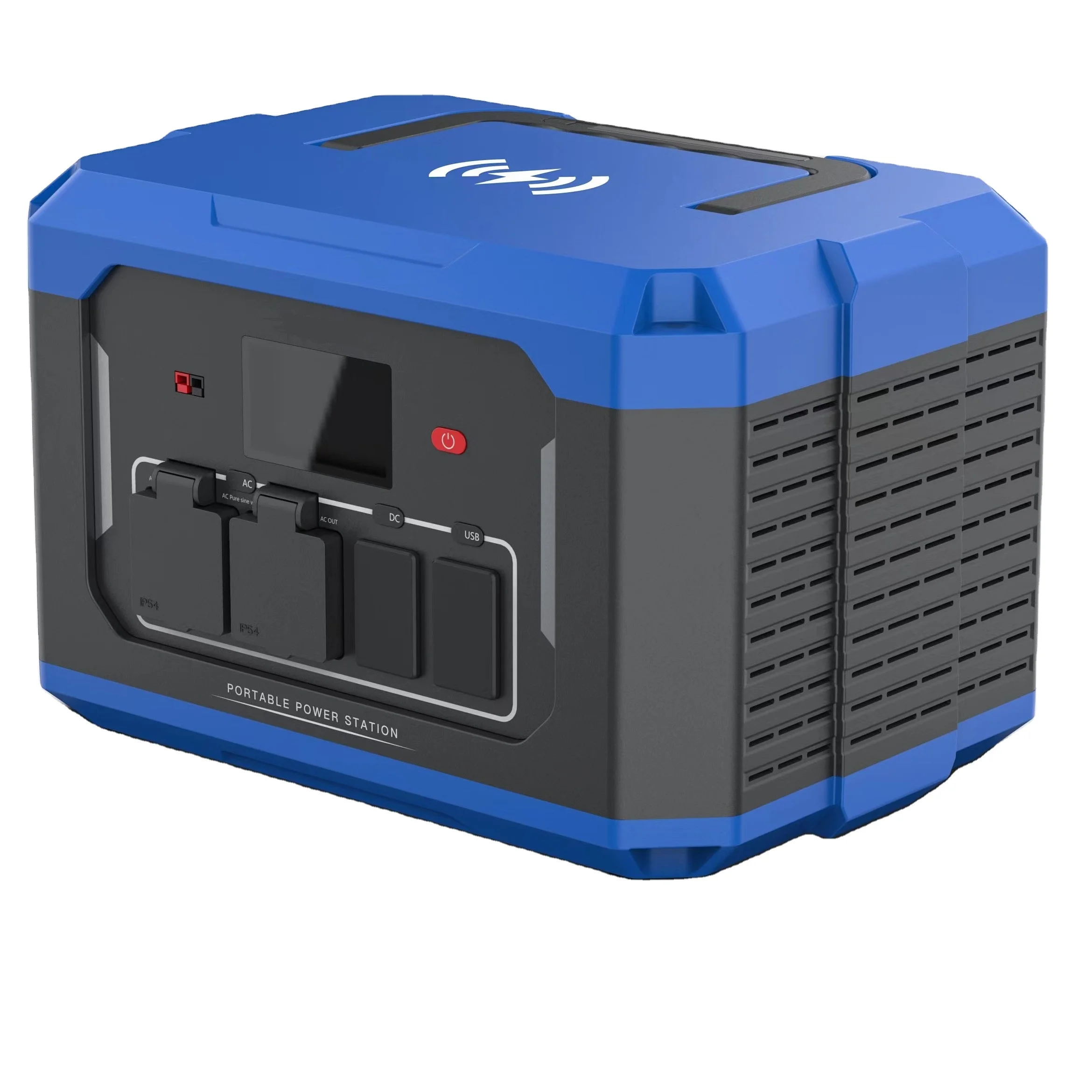 1280Wh  solar Portable Power Station LiFePO4 with Lithium Iron phosphate  ,110V/1500W, solar battery generator ,power bank