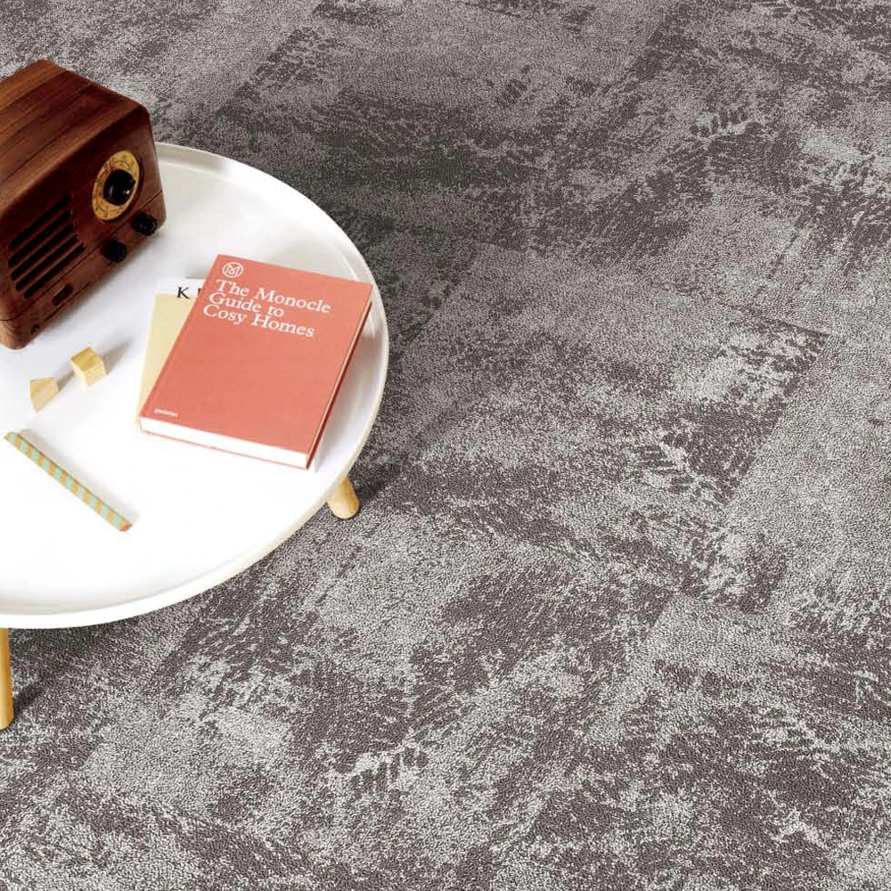 Eco-friendly kerala floor carpet tile 300gsm soft floor sisal carpet tiles 50x50 100% nylon fireproof carpet tiles