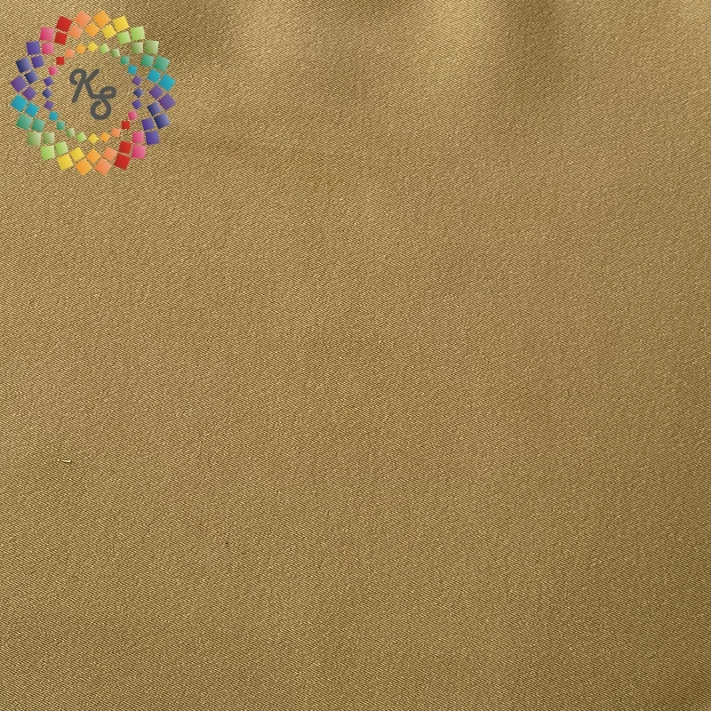 Matte Elastic Wrinkle Resistant Crisp Twill Satin Fabric For Evening Dress