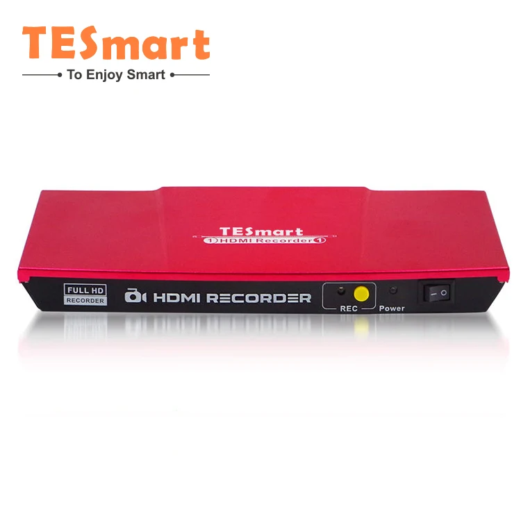 TESmart Digital video recorder hdmi input Support L/R audio output and microphone input