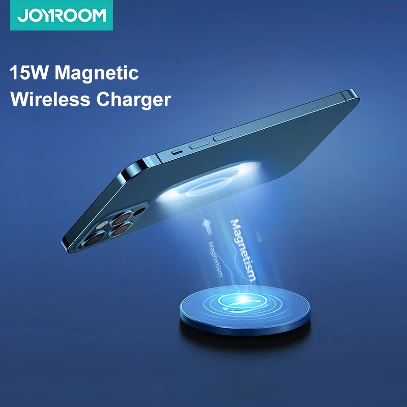 
Joyroom Magnetic Wireless Charger JR-A28 Trending Products 2021 New Arrivals 15W Magnet Fast Charger Mobile Phone For Iphone 12 