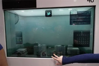 Прозрачный ЖК-дисплей с голографическим дисплеем 86 дюймов прозрачным ЖК-экраном