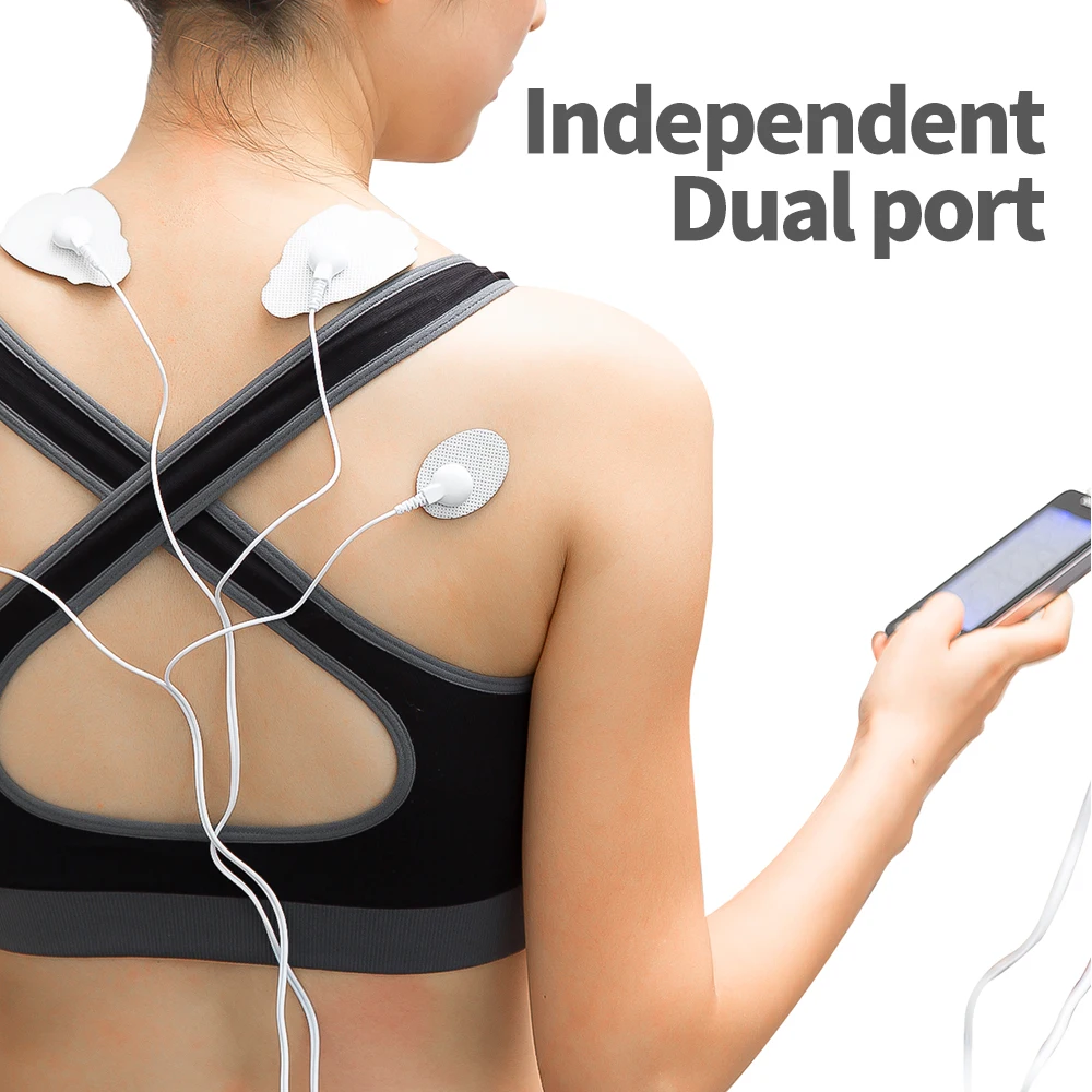 electric muscle stimulator therapy digital tens machine impulse massager physiotherapy for body pain relief