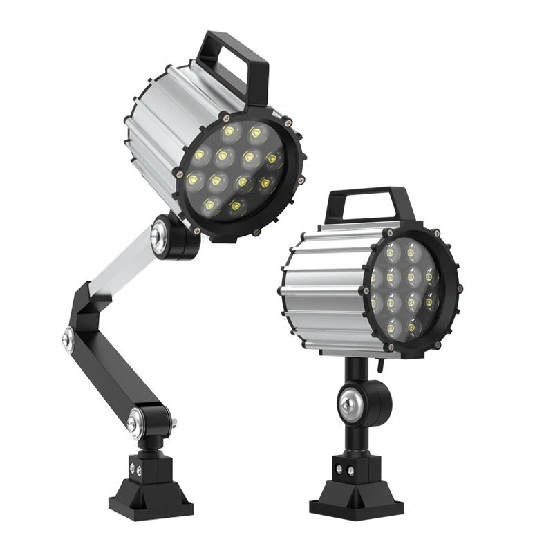 18W led work light IP67 waterproof folding long arm light CNC engraving machine spring machine lighting