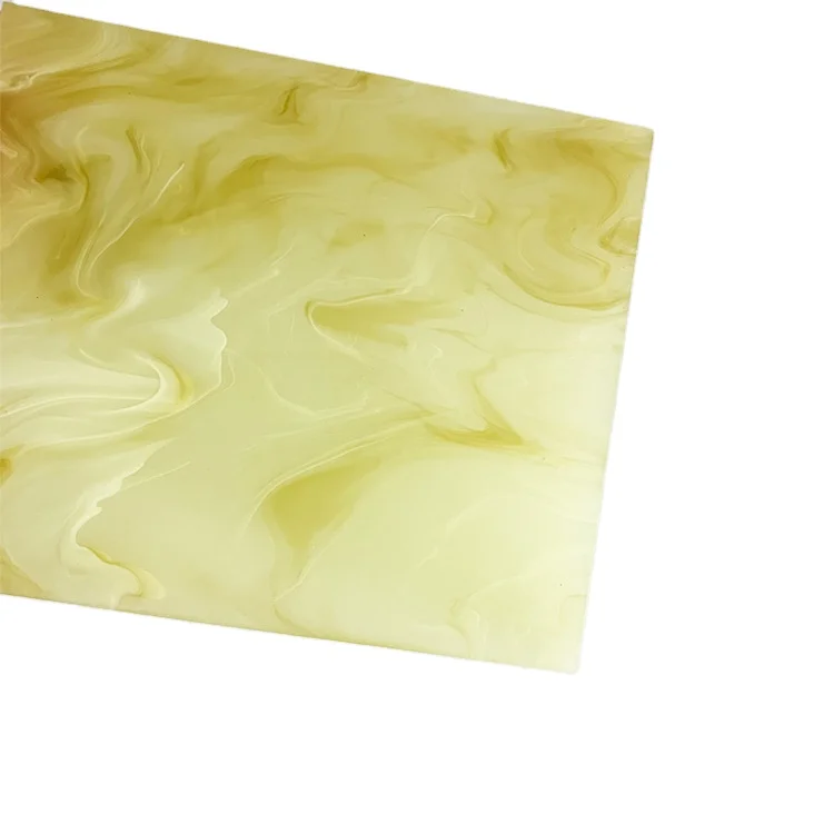 Wholesale 3mm PPMA cast plastic 4ft x 8ft cast Translucent stone acrylic sheet Marble Acrylic Sheet