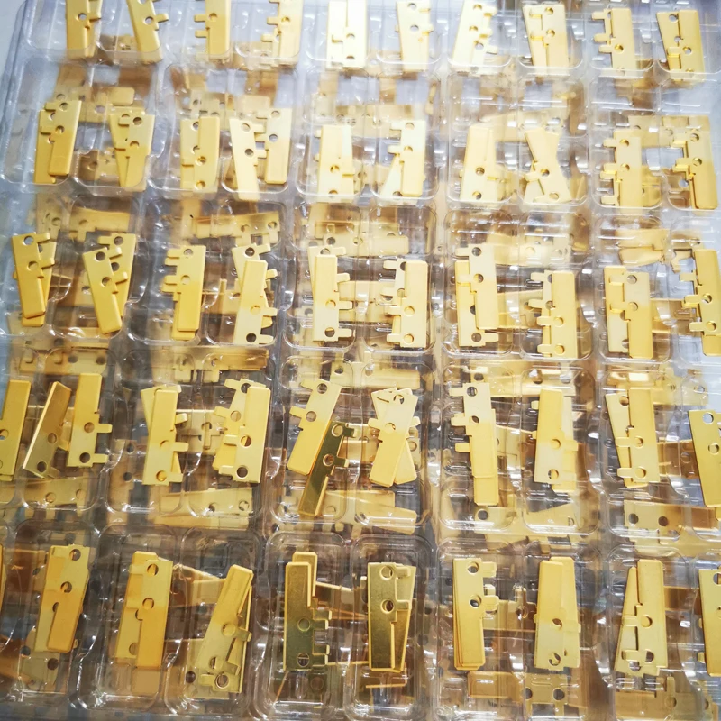 OEM high precision copper power socket connector brass electrical metal stamping parts socket clip brass copper contact