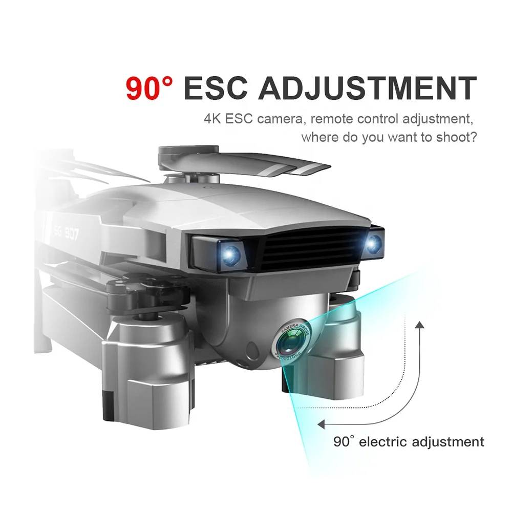 Складной профессиональный Дрон X50 Zoom с широким стабилизатором Wi-Fi 5G gps камерой