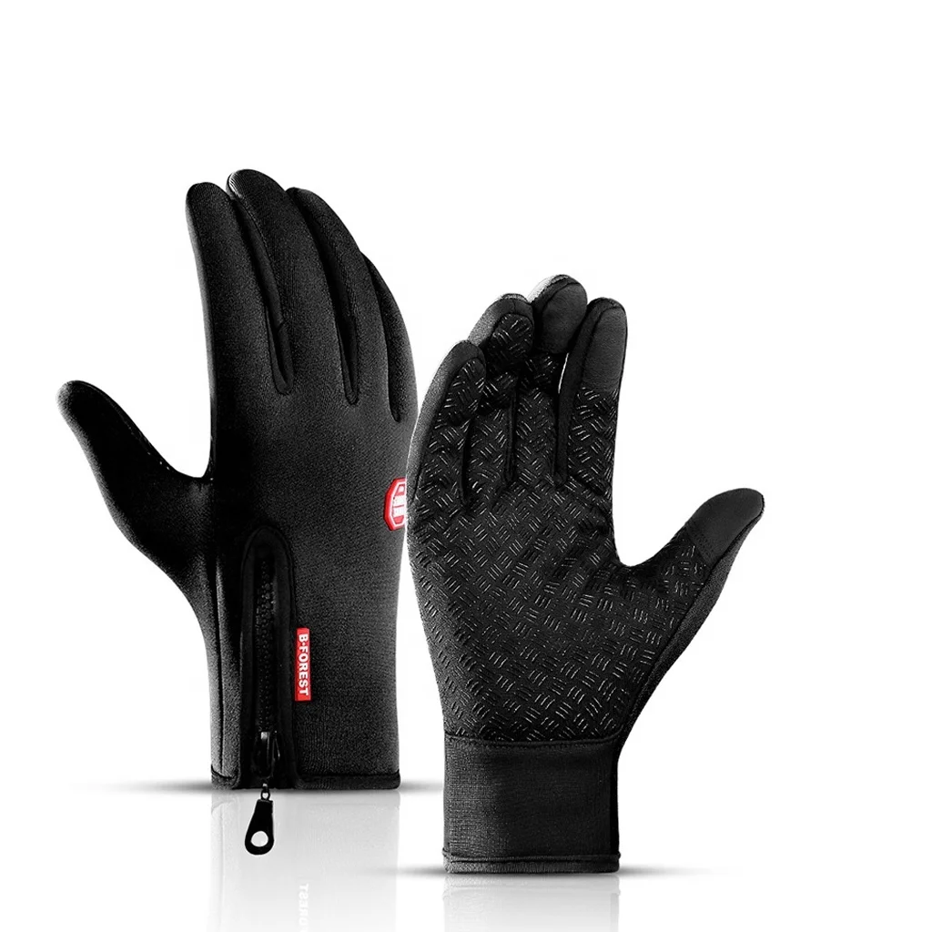 Unisex Winter Warm Cycling Bicycle Ski Outdoor Camping Hiking Sports Motorcycle Waterproof Racing Gloves Touchscreen Full Finger