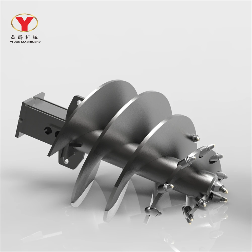 Piling Auger With Clay Teeth Drilling Bits for Rock Drilling Machine