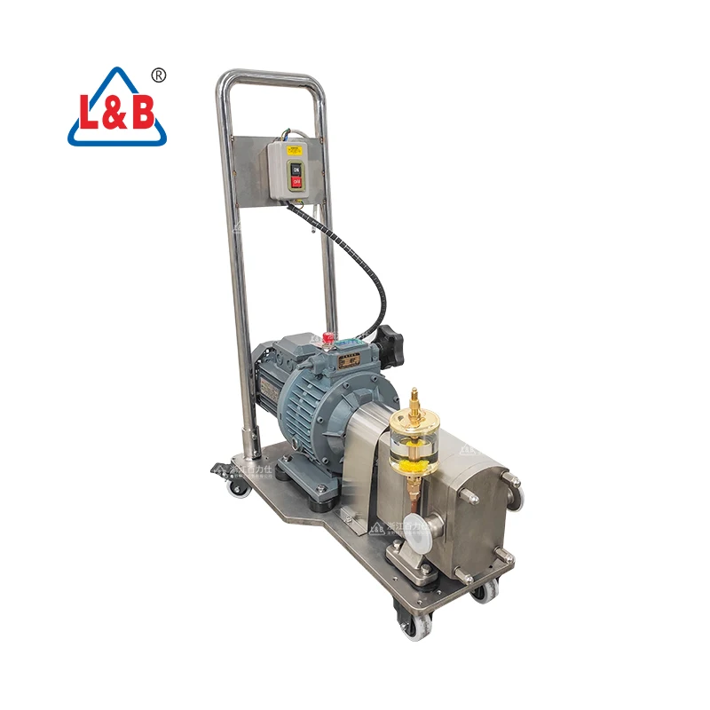 Factory Price Sanitary stainless steel high viscosity rotor lobe pump syrup molasses honey transfer pump