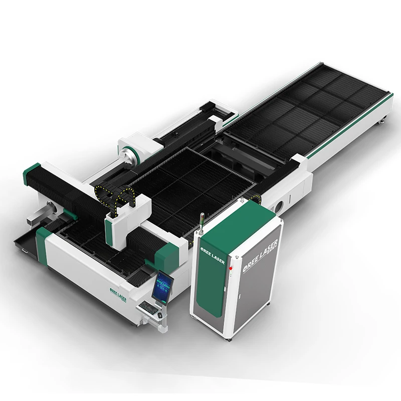  Двухцелевая обменная платформа для листового металла cnc машина волоконной лазерной