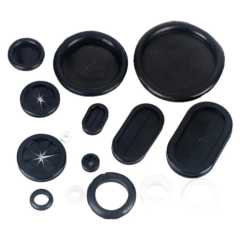 Oval protection coils, double-sided dust protection rubber rings Rubber products Oval rubber grommets
