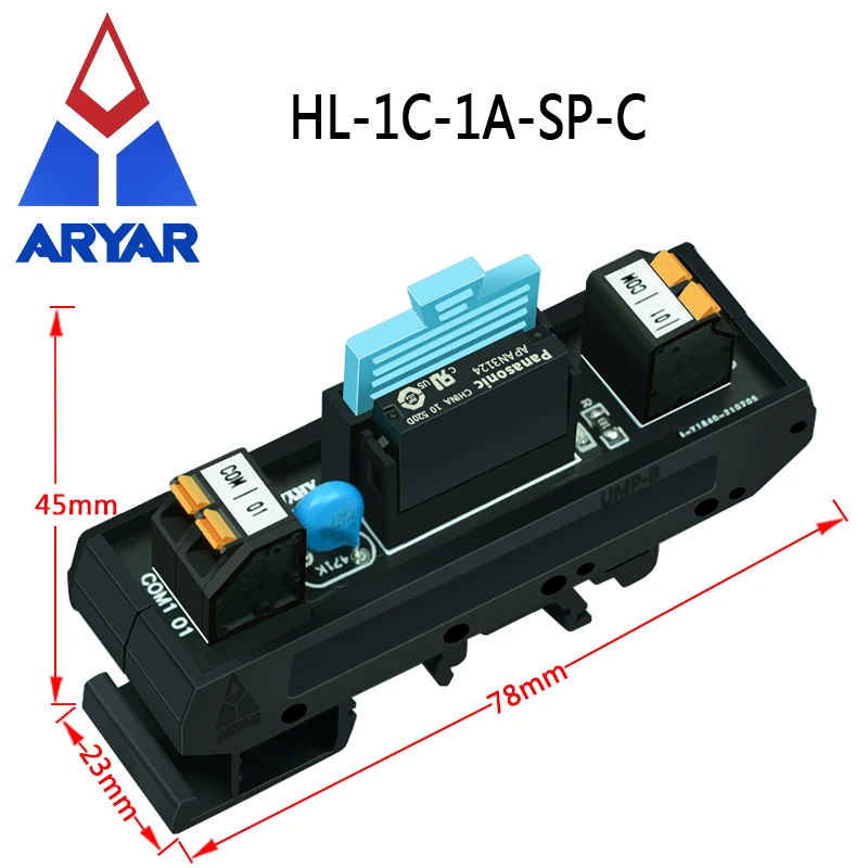 1 Channel APAN3124 24V 5A Relay Module Driver Output Amplifier PLC Board