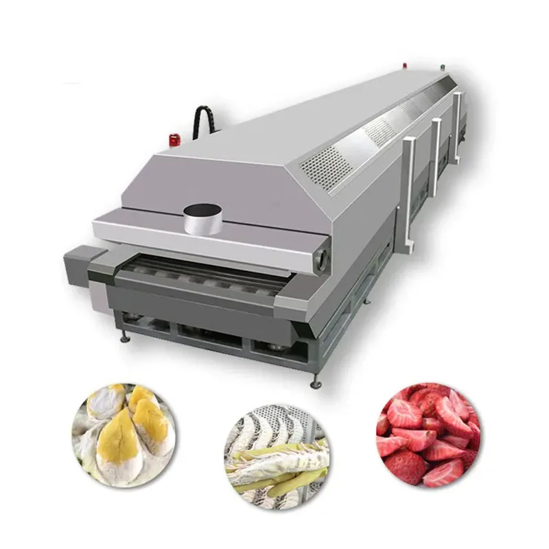 Commercial Tunel De Congelacion Fast Flash Quick Freeze Iqf Tunnel Blast Freezer Machine Price