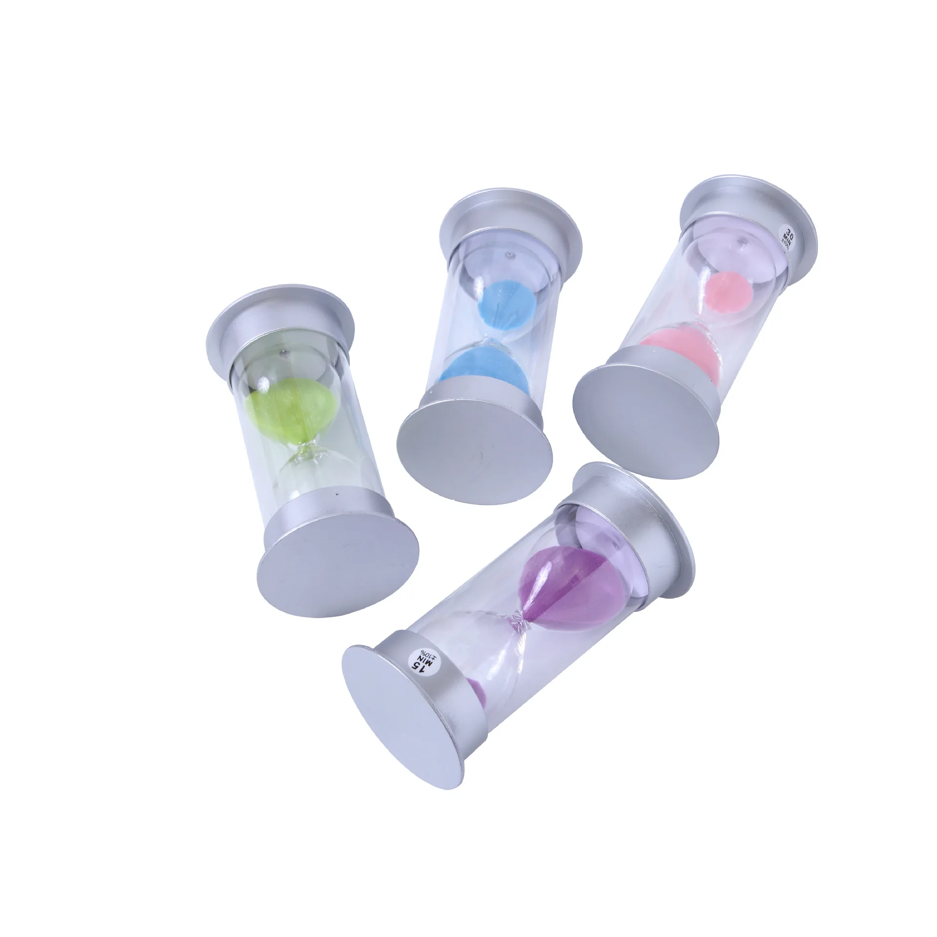Hourglass Macaron Fresh Color Glass Timer Funnel Creative Gift Home Decoration Craft Gift Glass Timer