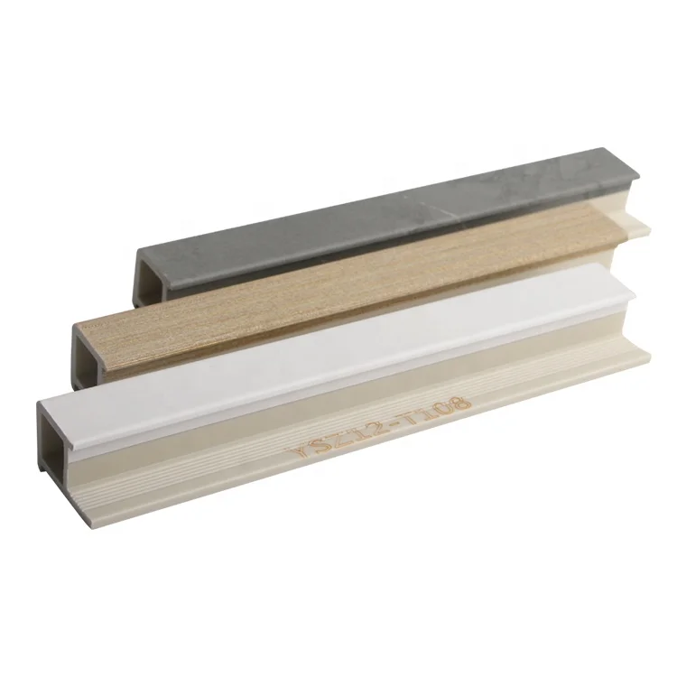 Strip Tile Trim Profile Factory Supply Ceramic Wall Plastic 10 Mm and 12 Mm Stone Design Tile Trims / Rustic Tile Trims DOMOGRES