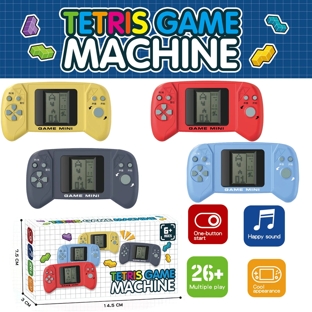 2024 New product Mini Handheld Game Console Built-in Multiple options Games Childhood Classic Tetris Retro Old Fashioned Toys