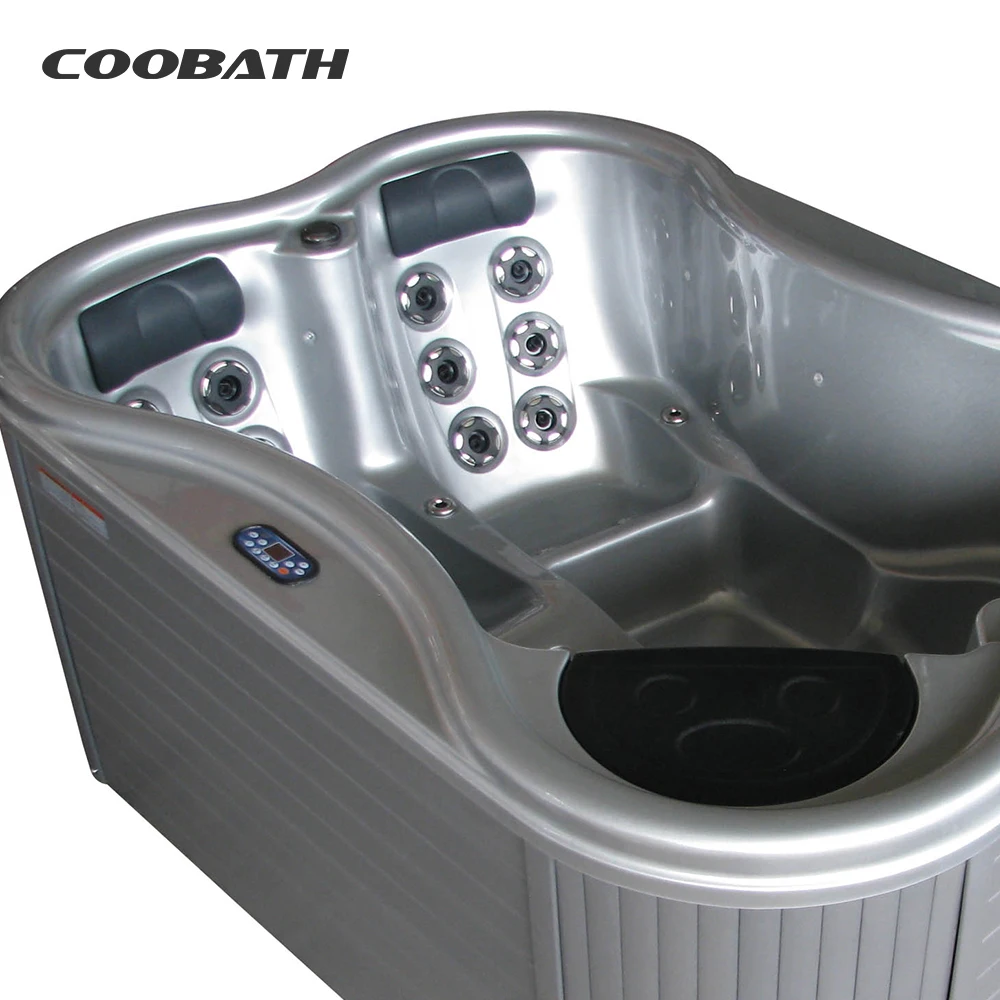 Above Ground Pools Outdoor Hot Tub Swimming Pool  Air Jet Large Whirlpool Bathtub Hydro Massage SPA Swim Free Standing 3 Person