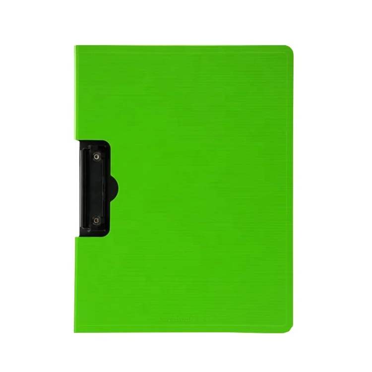 Custom size and logo horizontal folding a4 pp foam double clipboard documents file folders