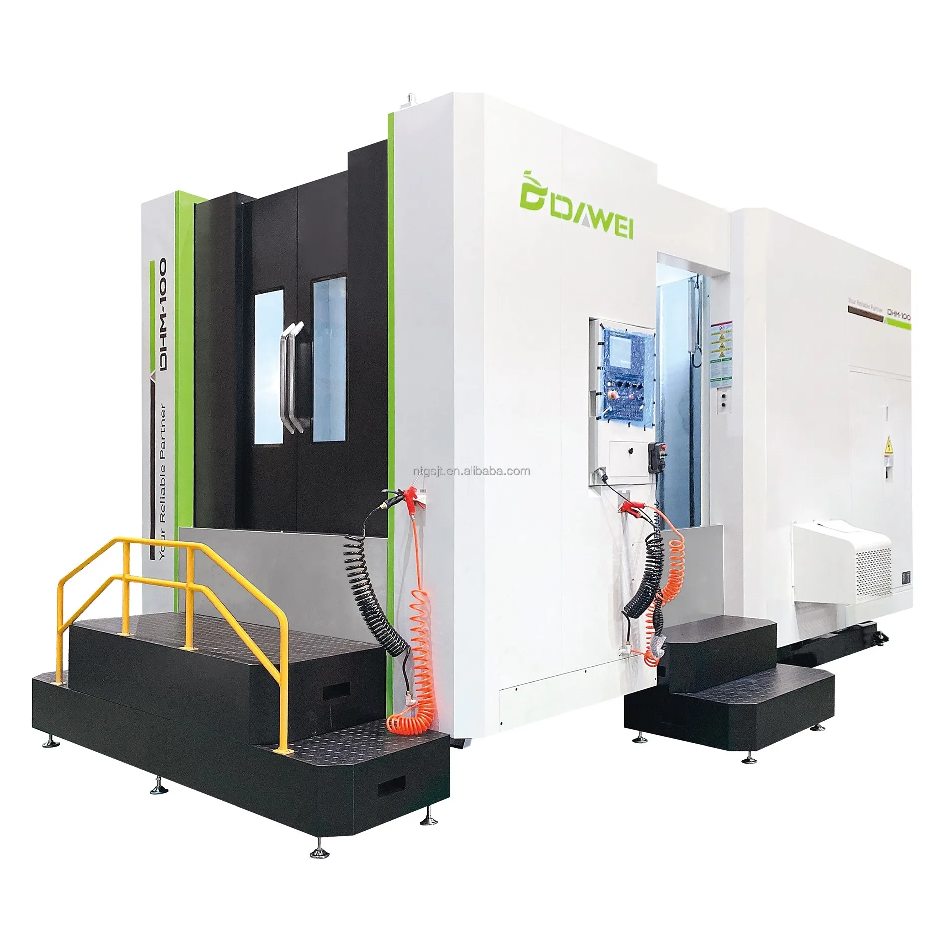 DHM100 4 оси один рабочий стол горизонтальный многоцелевой станок с ЧПУ фрезерный станок для продажи