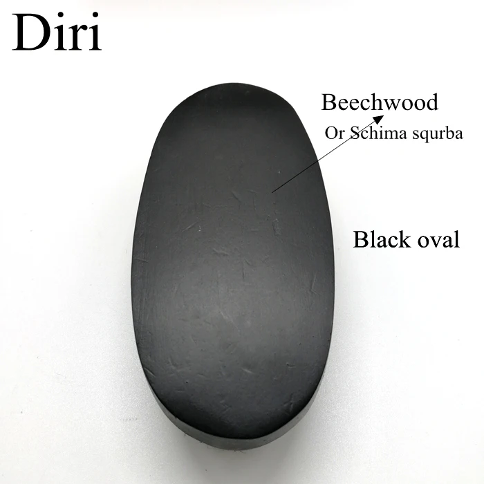 Wholesale  100% Boar Bristel Wooden Grain Curved Handle  Black Shaving Beard Brush