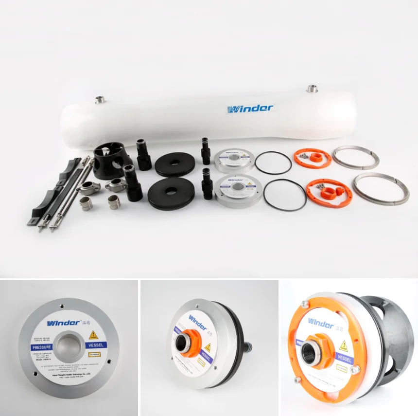 Factory direct FRP Ro Membrane Housing for reverse osmosis system pressure vessel 8040 4040