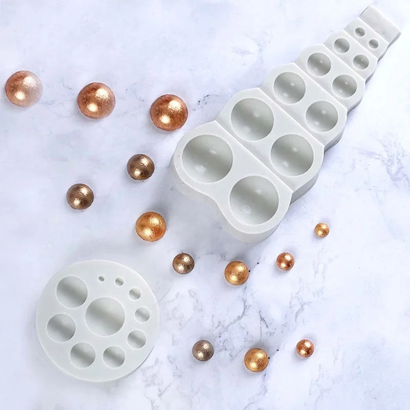 Круглая Силиконовая Форма Sugarcraft, форма для помадки, инструменты для украшения тортов, форма для шоколада, «сделай сам», форма для выпечки, конфет, Мусса