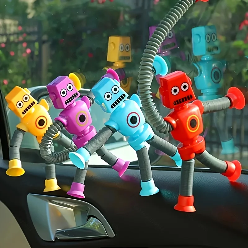 Variety Robots Technology Suction Cup Toys Educational Creative Decompressing Small Toys Christmas Halloween Kids Gift Wholesale