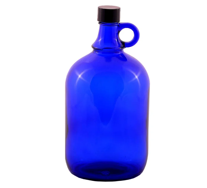 2.0L  color glass bottle jug blue glass bottle