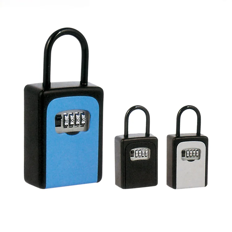 Aluminium Alloy Key Safe Box Water Proof  Push Button Password Lock box