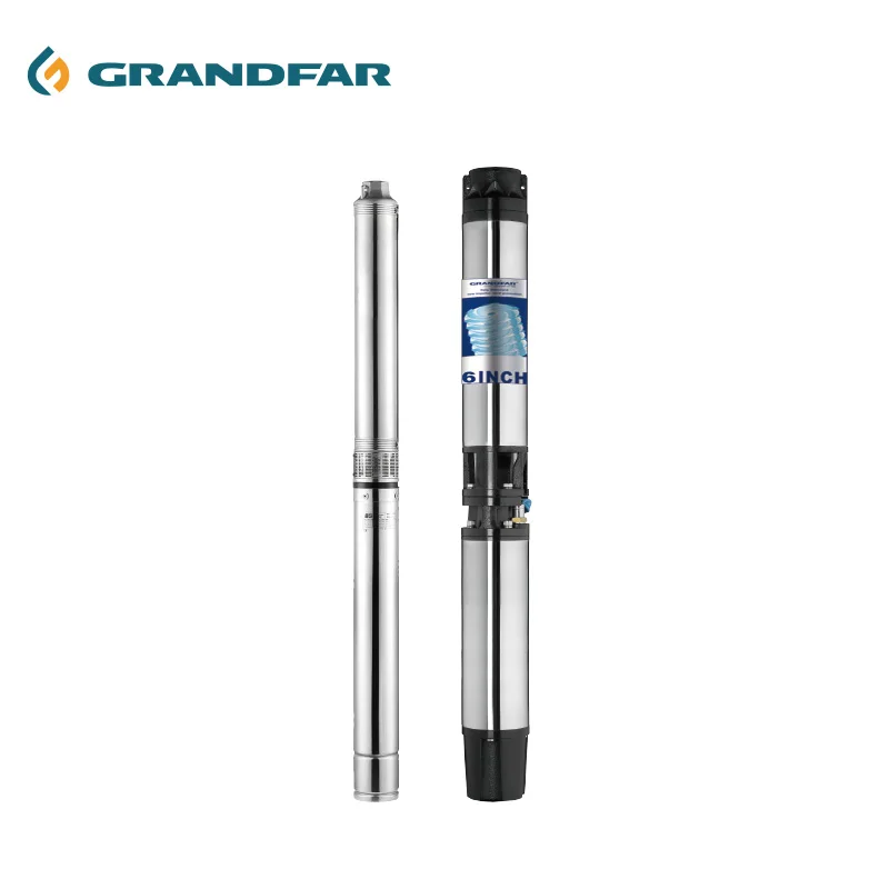 GRANDFAR 6SR 380V 7.5HP Integrated Water Agricultural Irrigation 5.5kw ac deep well pump submersible irrigation Deep Well Pump