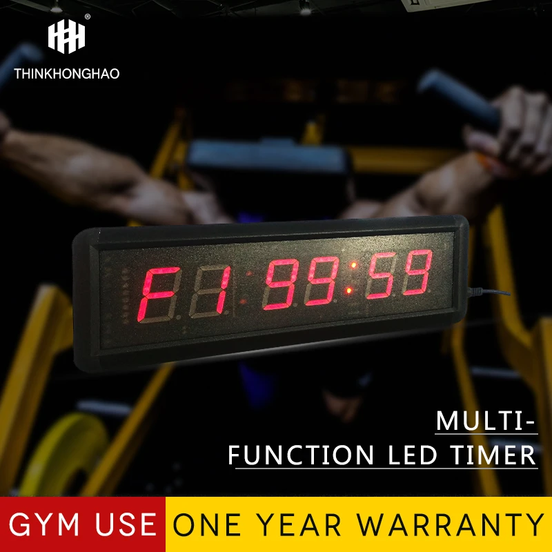  2020 г. Hangzhou Honghao Electronic 1 5 дюйма 6 цифр современный стиль многоцветный светодиодный цифровой будильник в Янтарном интерьерном модуле