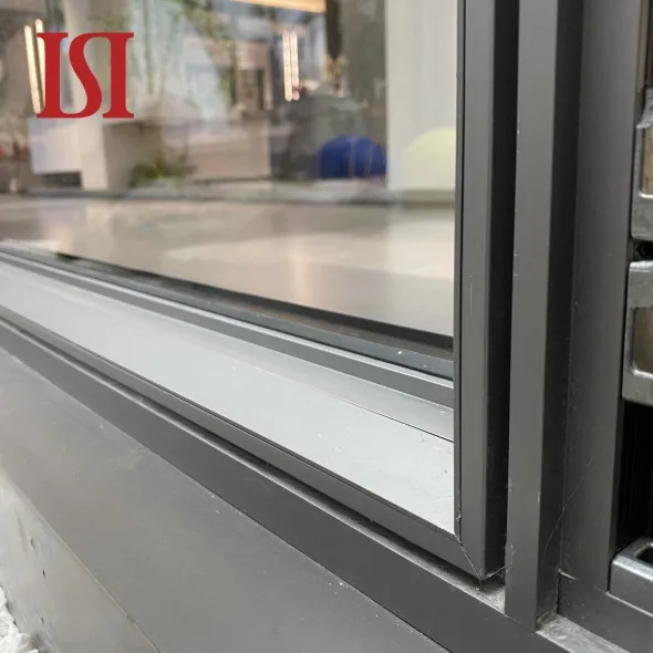 Narrow CONDI 03 Thermal Break Window New Design EPDM Soundproof Aluminum Casement Window with Flyscreen Mesh for Bedroom
