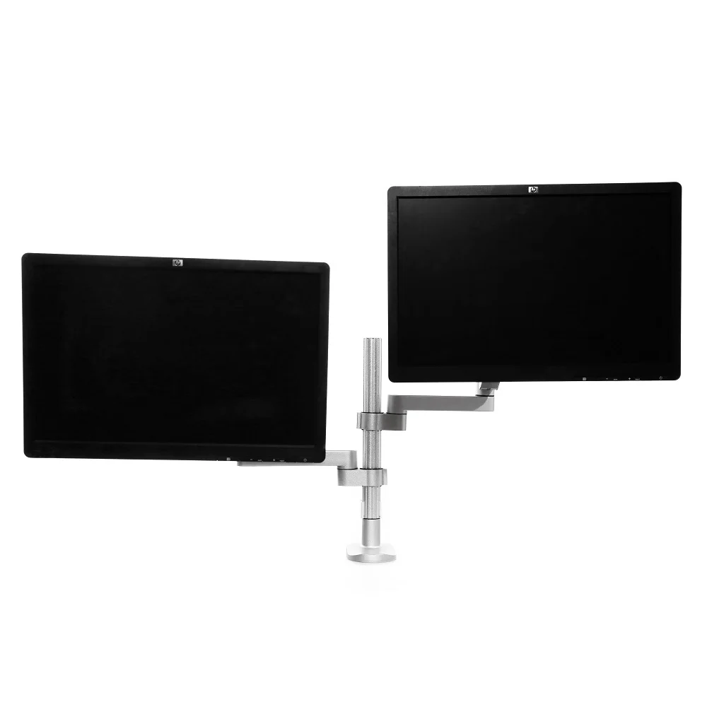 High Quality Heavy-duty Design Max Vesa Computer Screen Holder Rack Stable Loading Dual Mount Monitor Arm