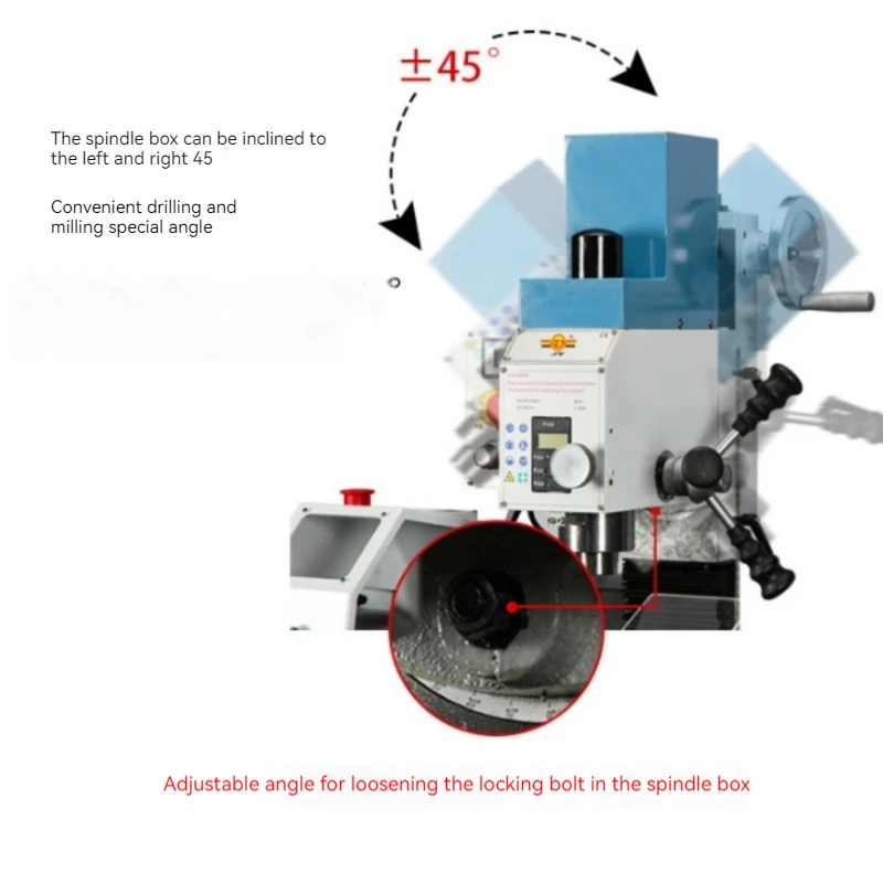 JYP300VF lathe/milling machine/drilling machine multifunctional multifunctional machine household 3 in 1 mini  lathe combination