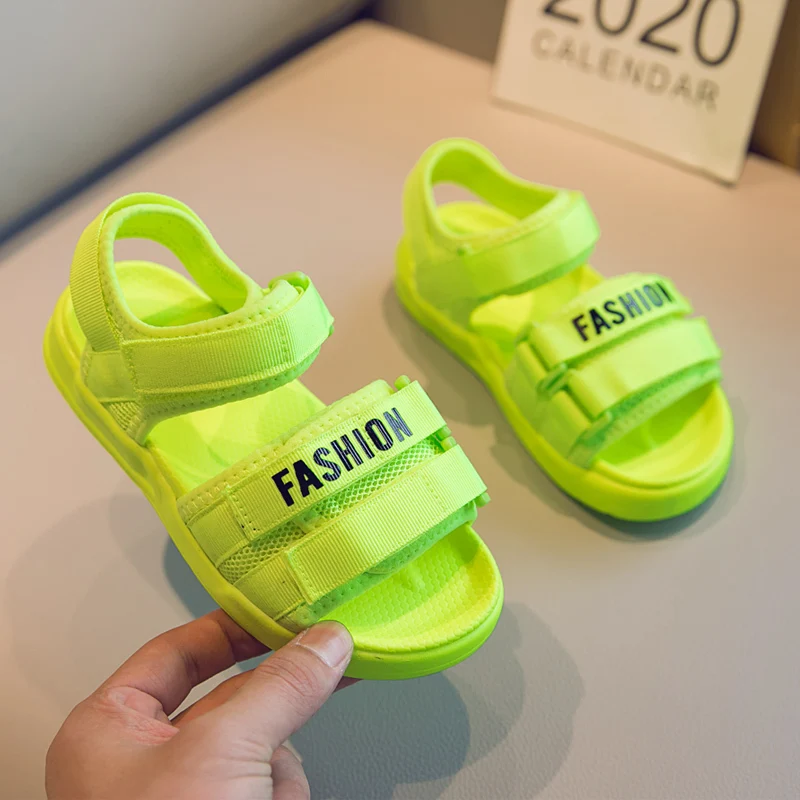 
2020 latest fashion comfortable flat kids shoes cute children sandals 